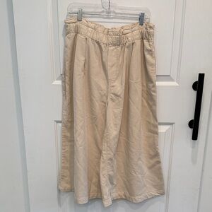 Pilcro Wide Leg Cropped Pants